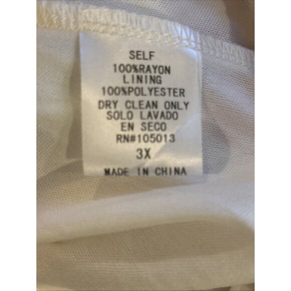 Andree By Unit Women's Floral Blooms V-Neck Mini Bohemian Comfy Dress Size 3X - Picture 5 of 5